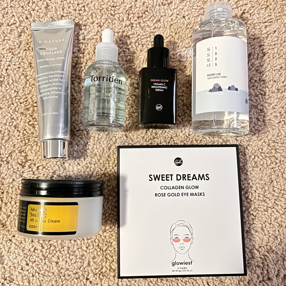 Korean Glass skincare 6 full size bundle.